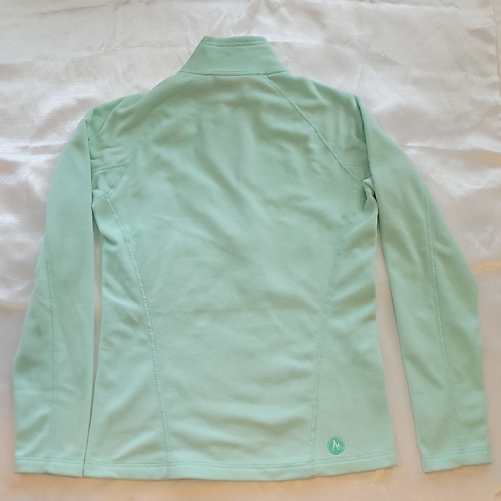 Marmot Light Green Quarter-Zip Pullover - Picture 7 of 8